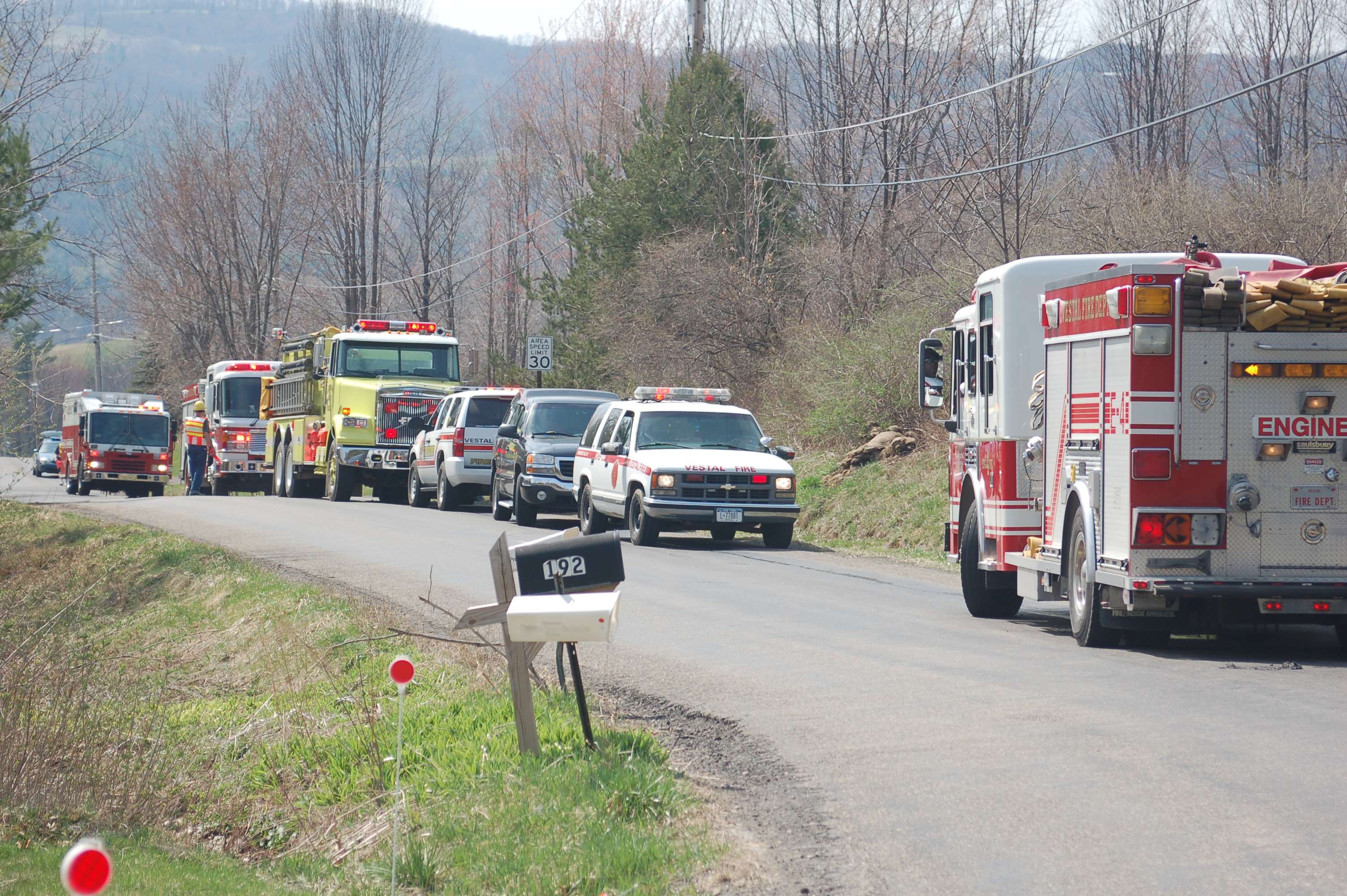 04-19-08  Response - Mutual Aid Fire Vestal - Sheedy